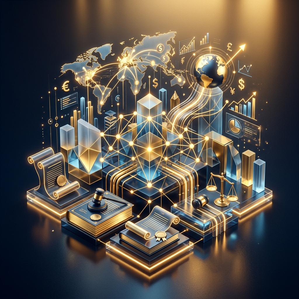 Corporate Structure 3D Illustration