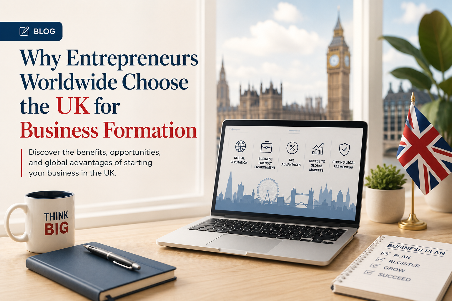 Why Entrepreneurs Worldwide Choose the UK for Business Formation